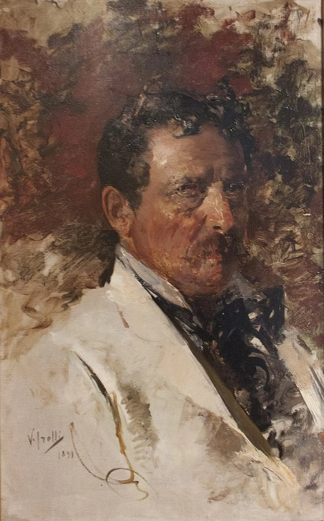 Ritratto del pittore Antonino Leto - Galleria d'Arte Moderna Sant'Anna, Palermo